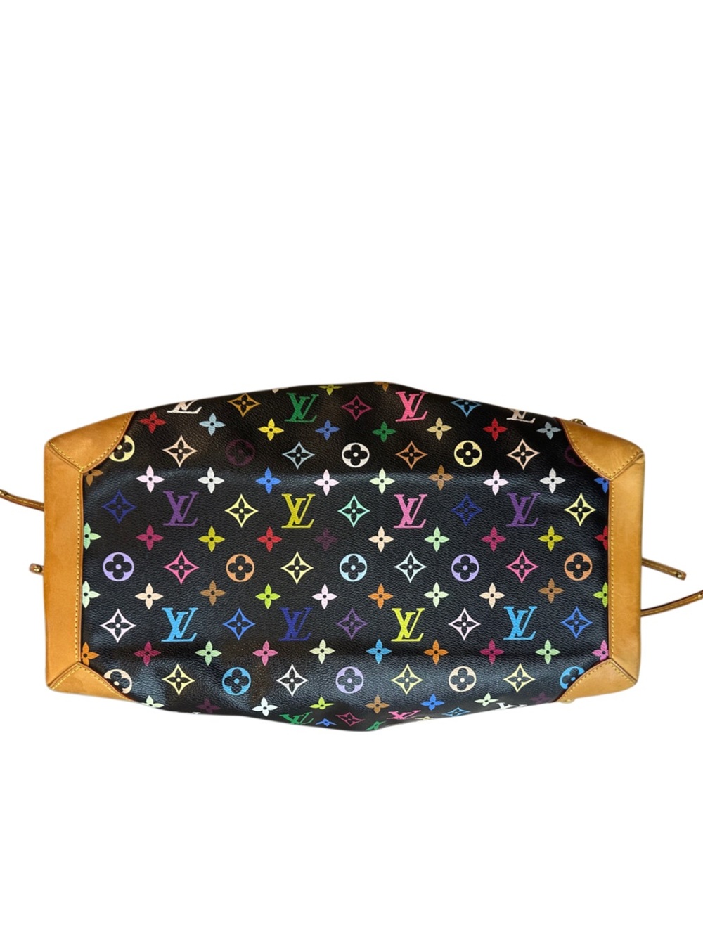 LOUIS VUITTON Ursula Black Murakami Multicolor Monogram Tote Bag COA LV Dust Bag - Picture 11 of 17